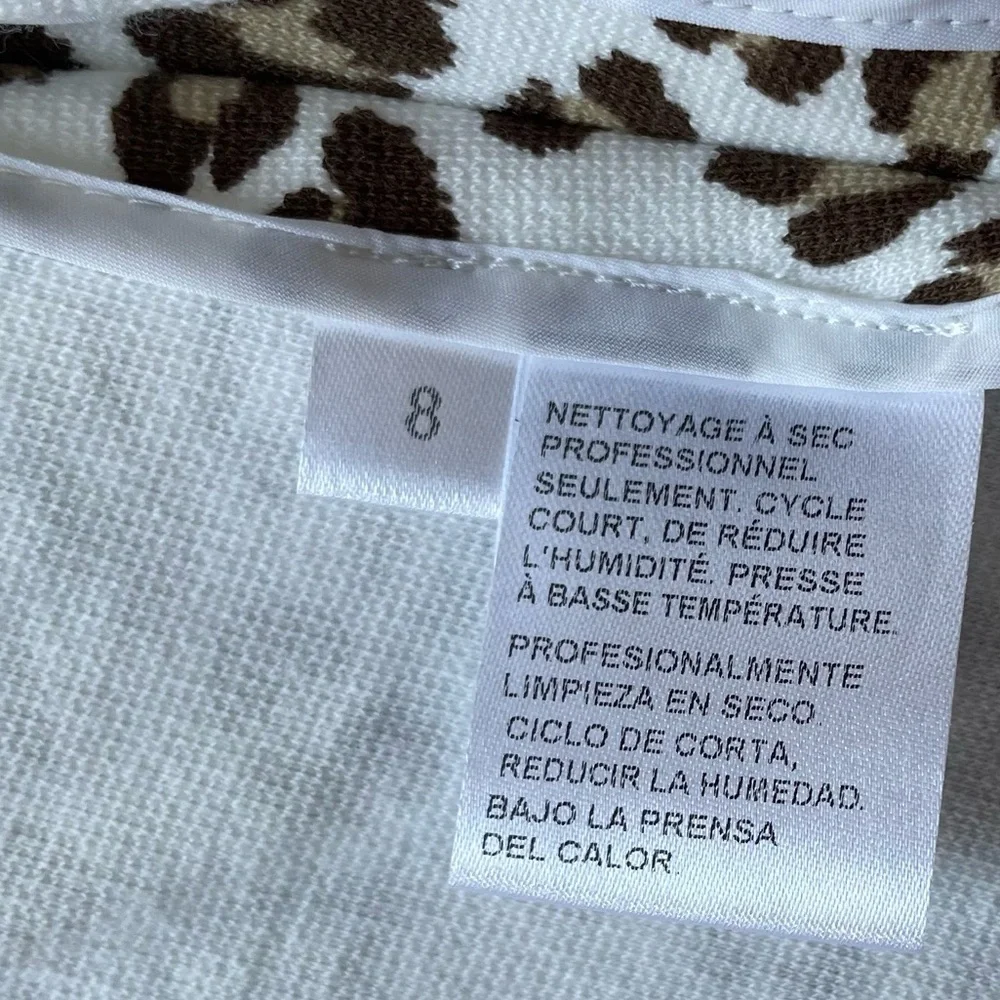 Doncaster Snow Leopard Print Stand Collar Blazer Jacket - Picture 8 of 12